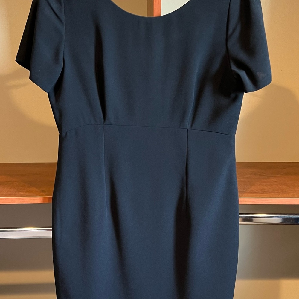 Size 8 classic black dress in perfect condition, European designer.